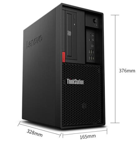 聯(lián)想（ThinkStation） P330大機(jī)箱 圖形臺(tái)式工作站主機(jī) 視頻編輯 多屏主機(jī) (圖1)