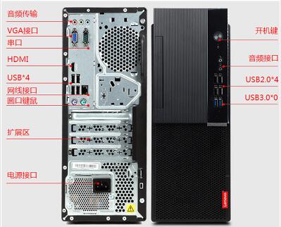 聯(lián)想（Lenovo）啟天B425 臺式整機(jī)（i3-9100/4G/1T/集顯/無光驅(qū)）主機(jī)+21.5英寸顯示器 (圖5)